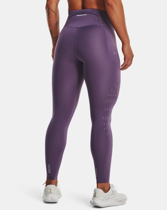 Women's UA Fly-Fast Elite Ankle Tights in Purple image number 1